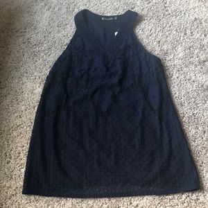 New York & Company navy sleeveless top